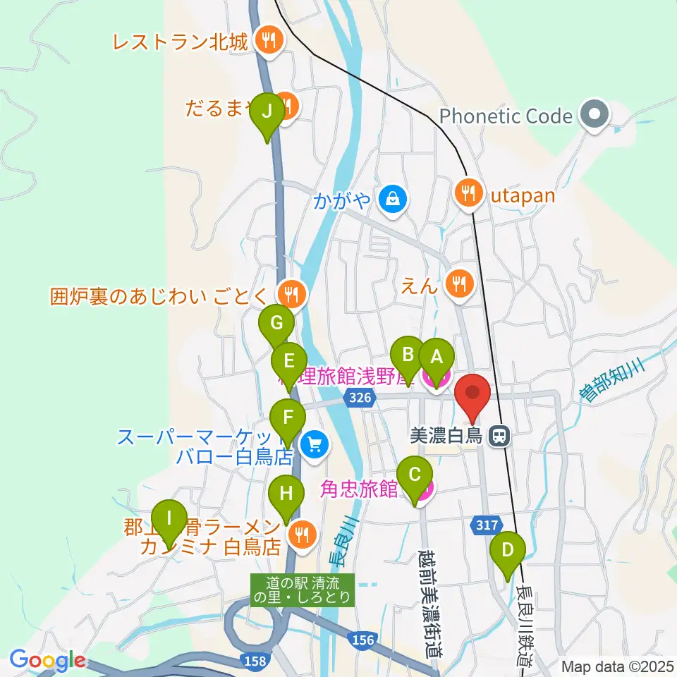 上田楽器店周辺のホテル一覧地図