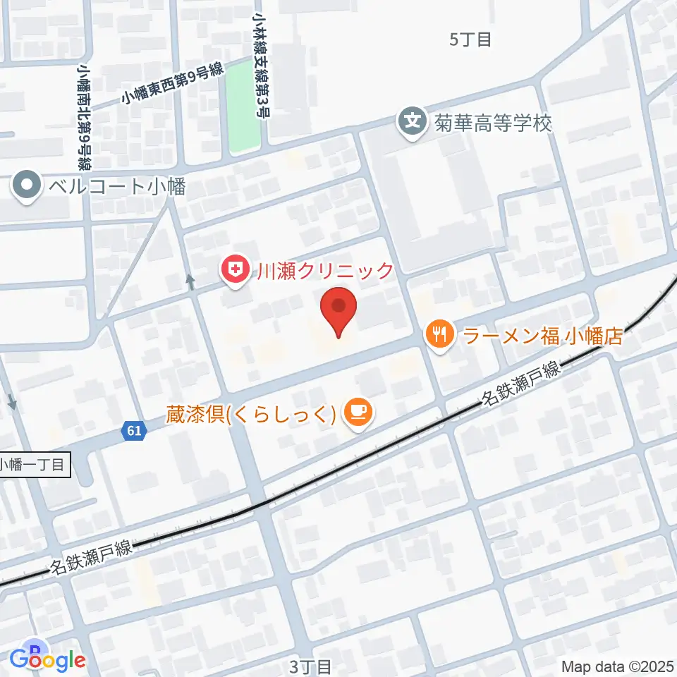 守山音楽センター ヤマハミュージック周辺のホテル一覧地図