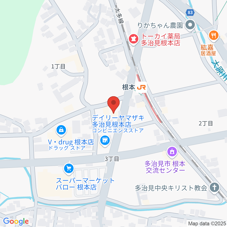 ミューズイワマ 根本店周辺のホテル一覧地図