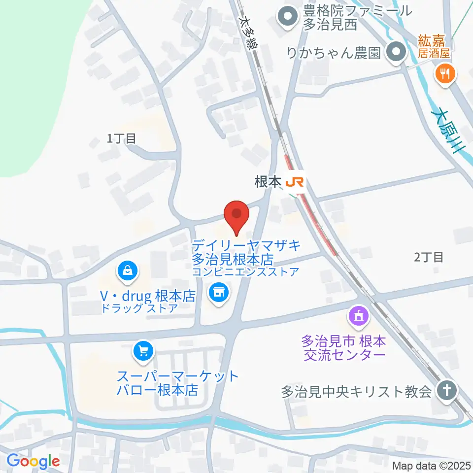 ミューズイワマ 根本店周辺のホテル一覧地図