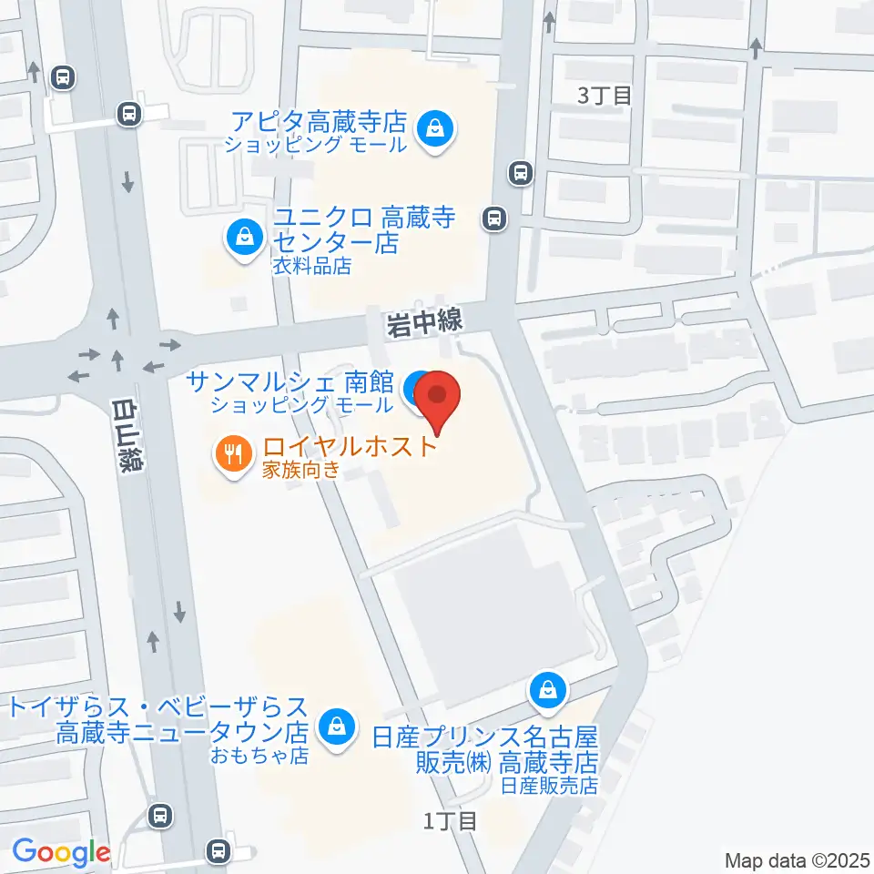 サンマルシェセンター ヤマハミュージック周辺のホテル一覧地図