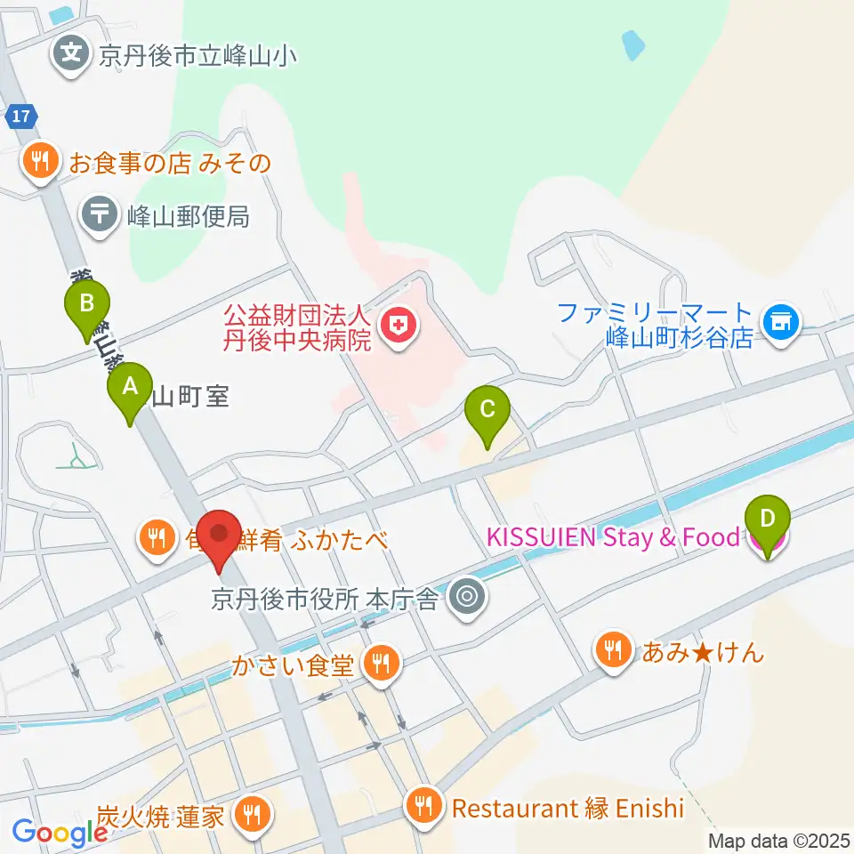 宮田教育堂周辺のホテル一覧地図