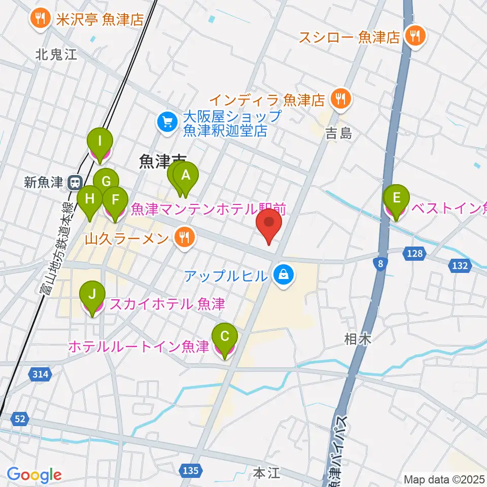開進堂楽器 MPC新川周辺のホテル一覧地図