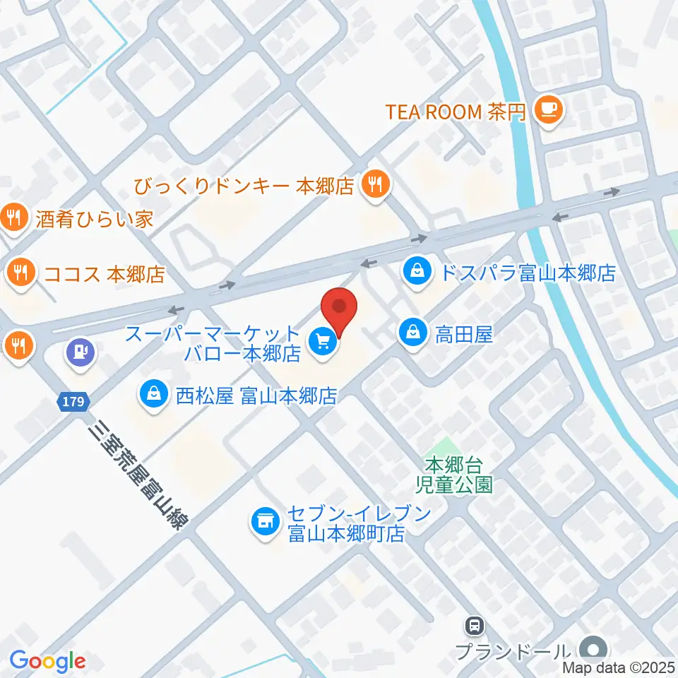 開進堂楽器 MPC富山南周辺のホテル一覧地図