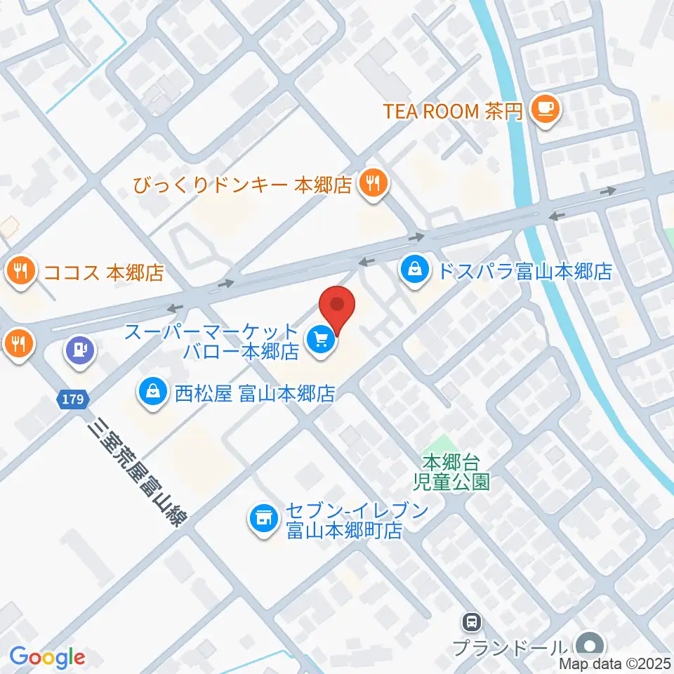 開進堂楽器 MPC富山南周辺のホテル一覧地図