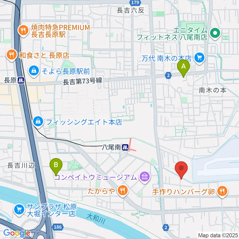 丸岡太鼓店周辺のホテル一覧地図