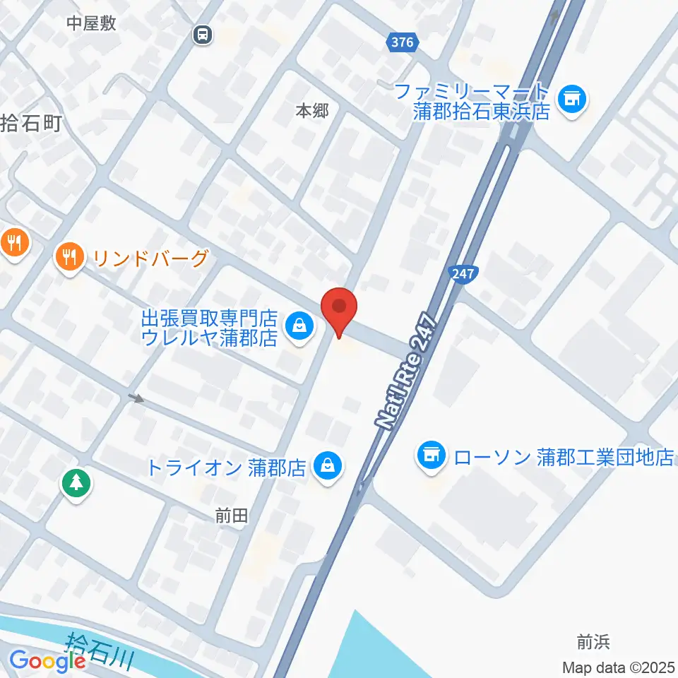 オリエント楽器 ヤマハ蒲郡中央センター周辺のホテル一覧地図