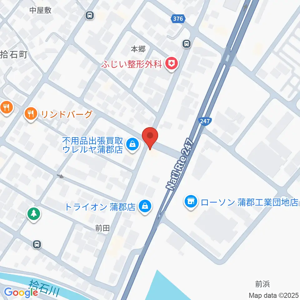 オリエント楽器 ヤマハ蒲郡中央センター周辺のホテル一覧地図