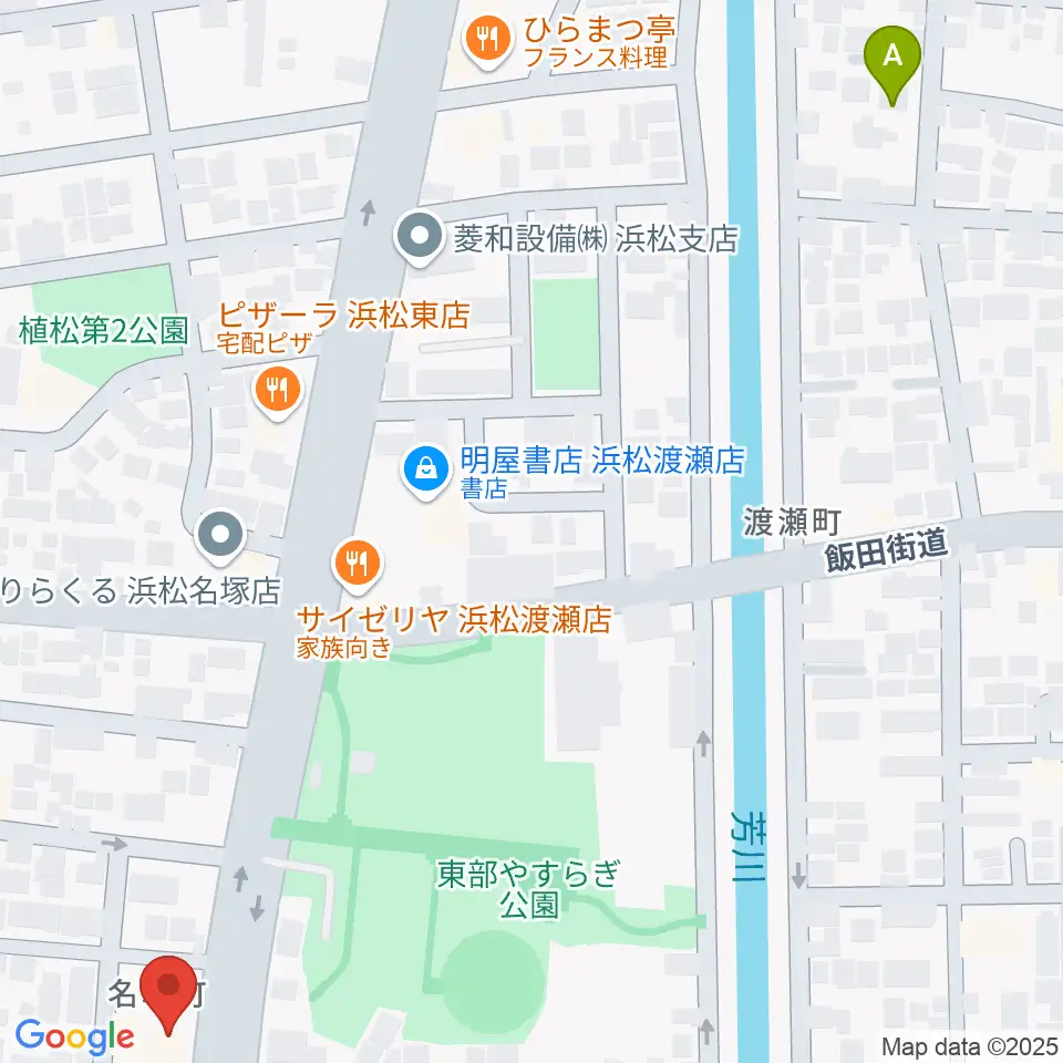 名塚センター ヤマハミュージック周辺のホテル一覧地図