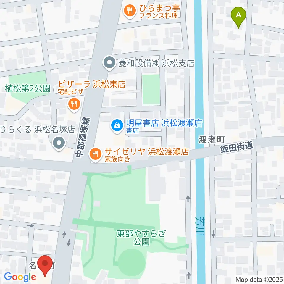 名塚センター ヤマハミュージック周辺のホテル一覧地図