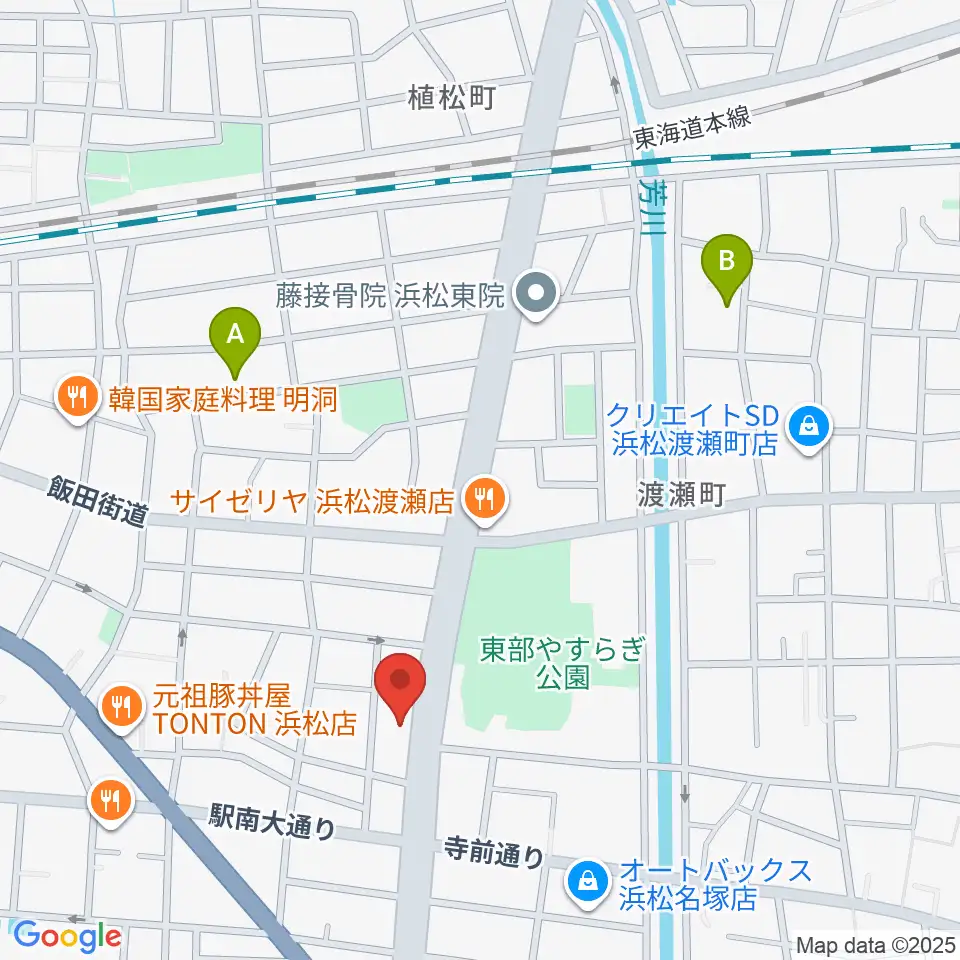 名塚センター ヤマハミュージック周辺のホテル一覧地図