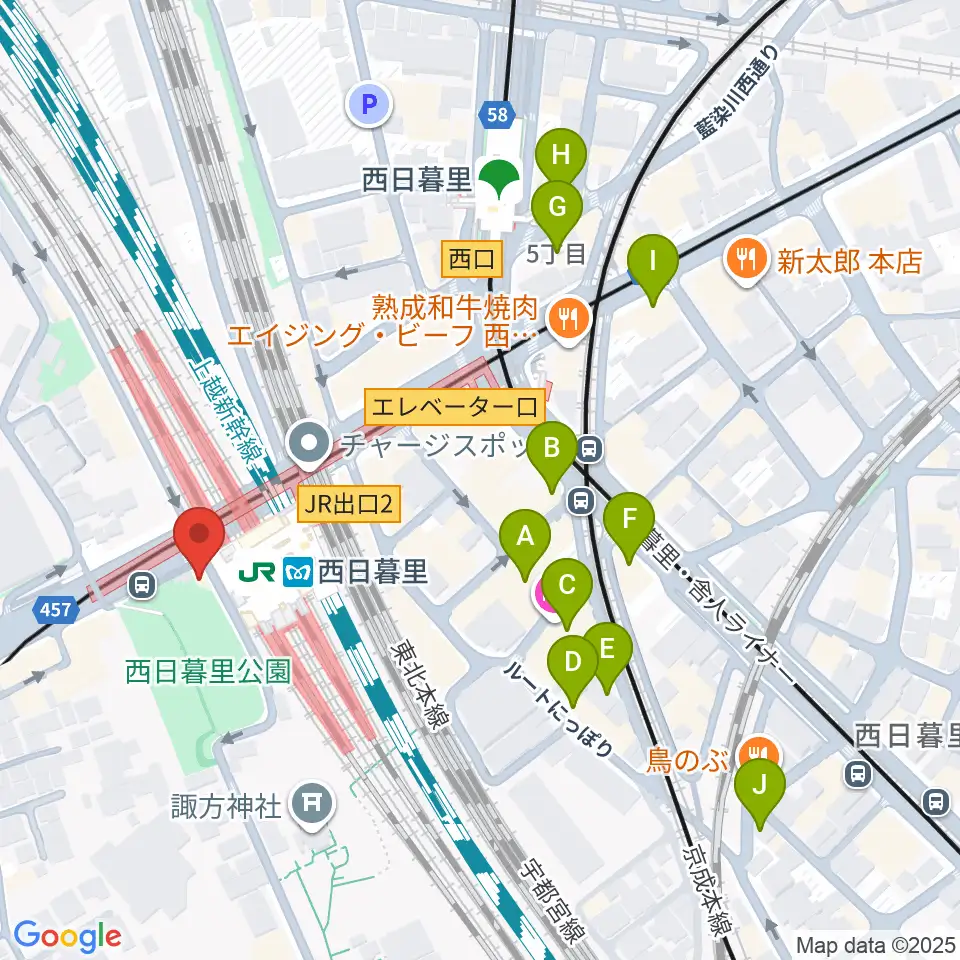 I.G.Oスタジオ周辺のホテル一覧地図