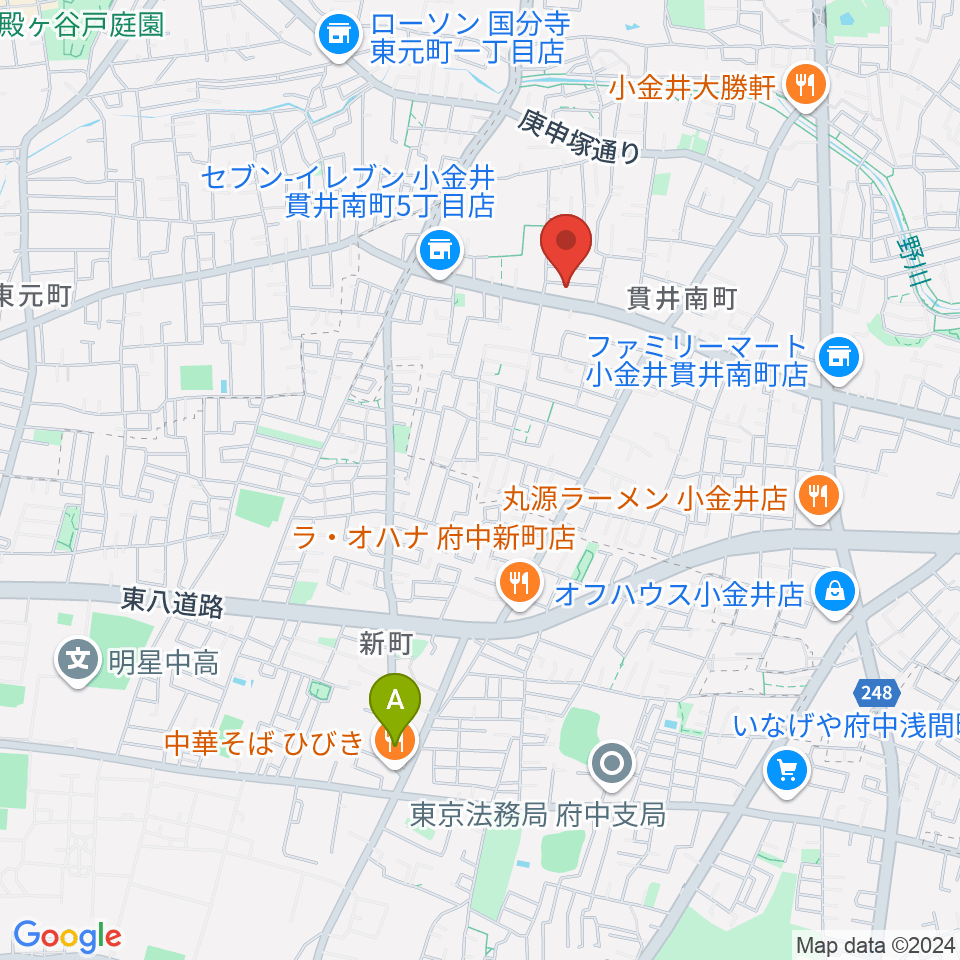 リンデピアノ教室周辺のホテル一覧地図