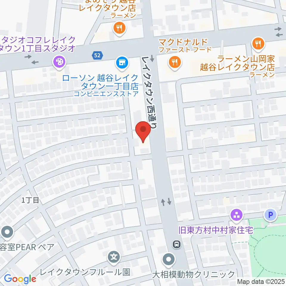 越谷ノイズゲート周辺のホテル一覧地図