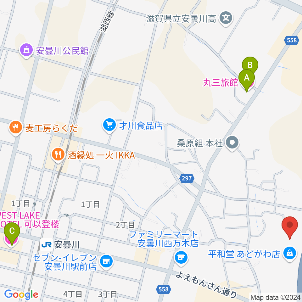 サウンドステーションあどがわ周辺のホテル一覧地図