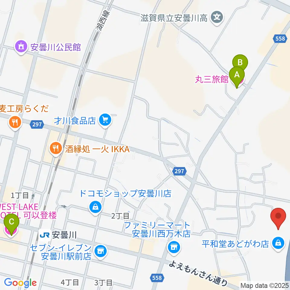 サウンドステーションあどがわ周辺のホテル一覧地図