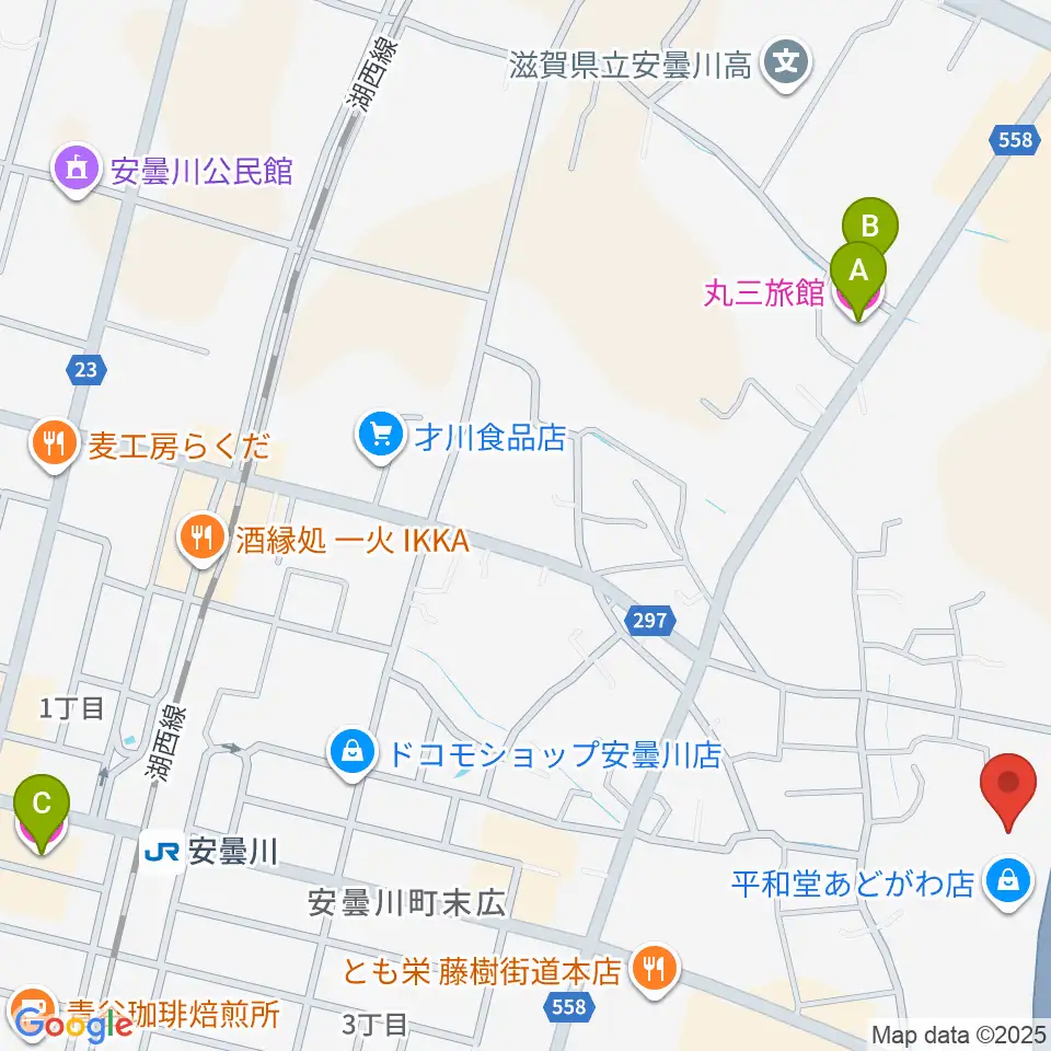 サウンドステーションあどがわ周辺のホテル一覧地図