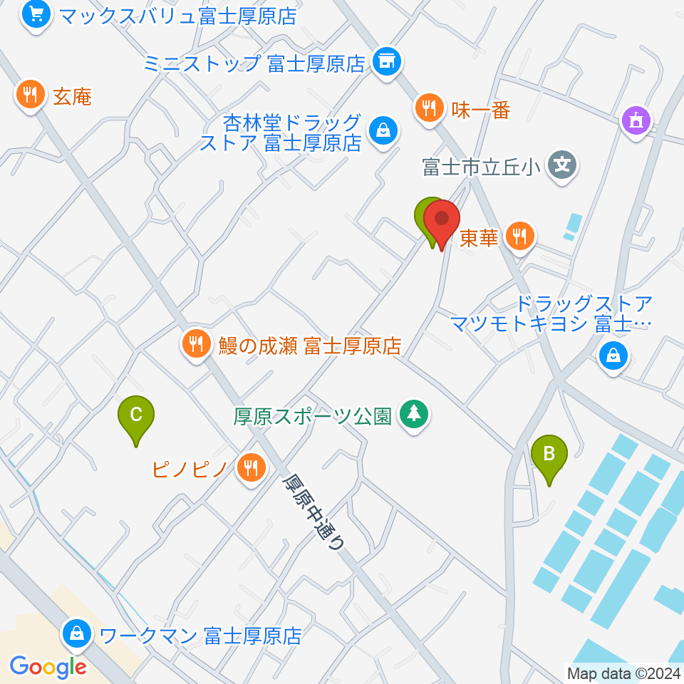 ハウスゾンネンシャイン音楽堂周辺のホテル一覧地図