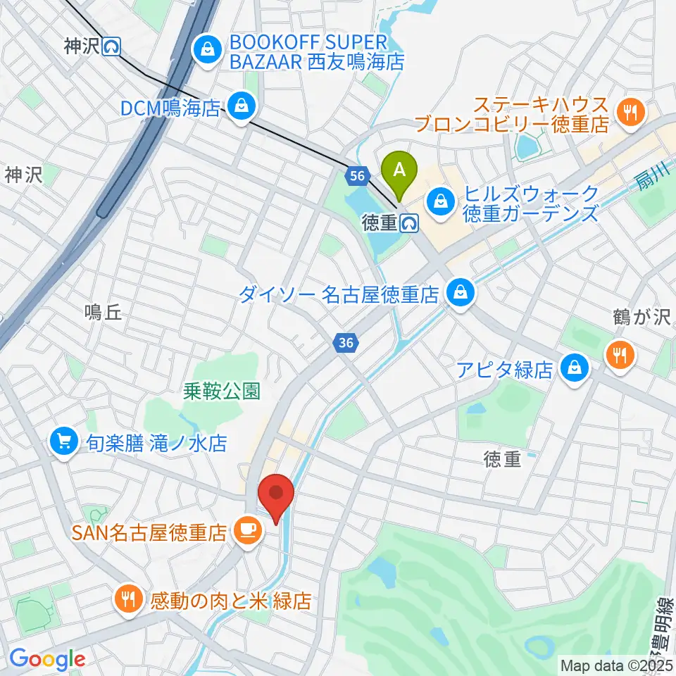 スタジオエチュード緑店周辺のホテル一覧地図