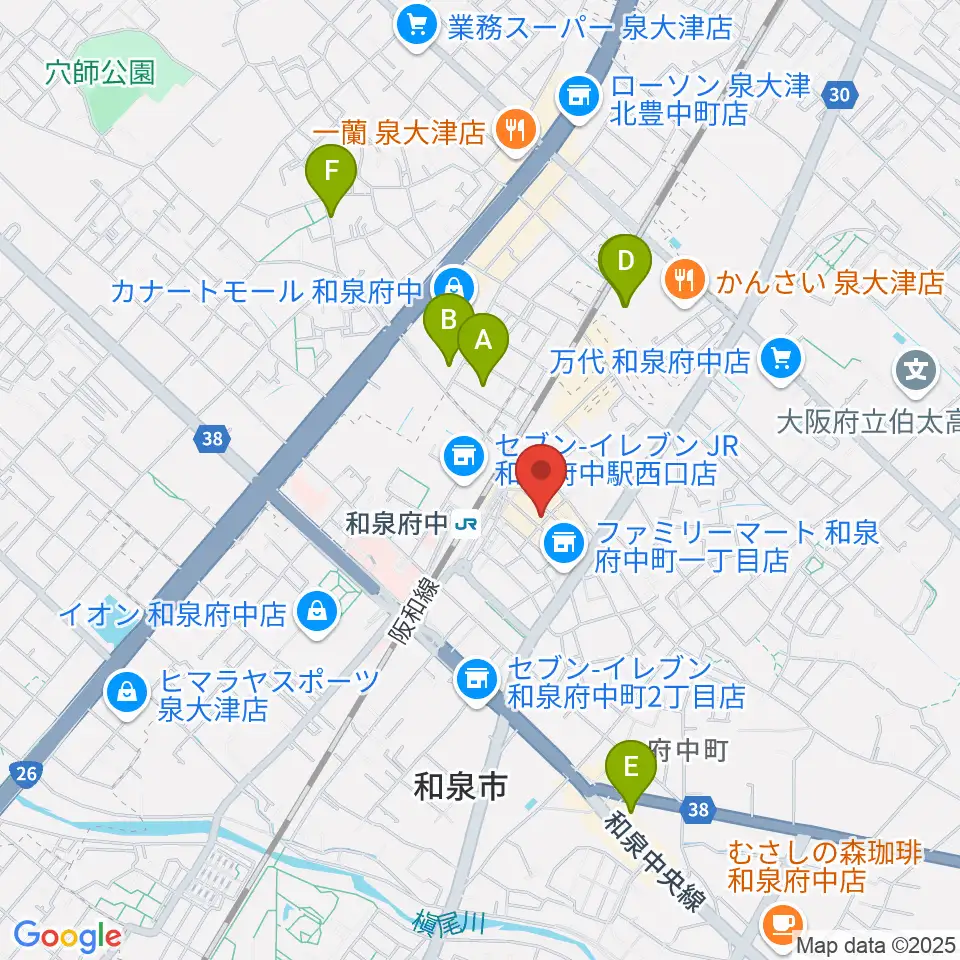 新日本ミュージック株式会社 音楽教室周辺のホテル一覧地図