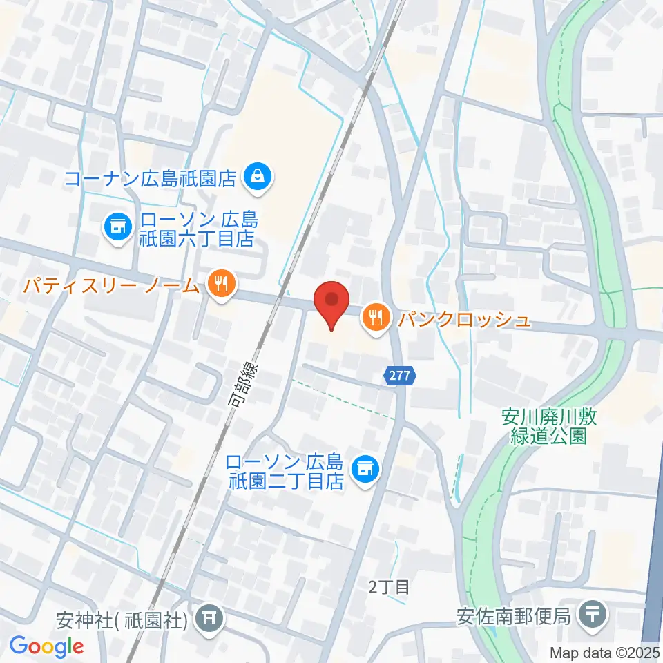ユニスタイル安佐南 ヤマハミュージック周辺のホテル一覧地図