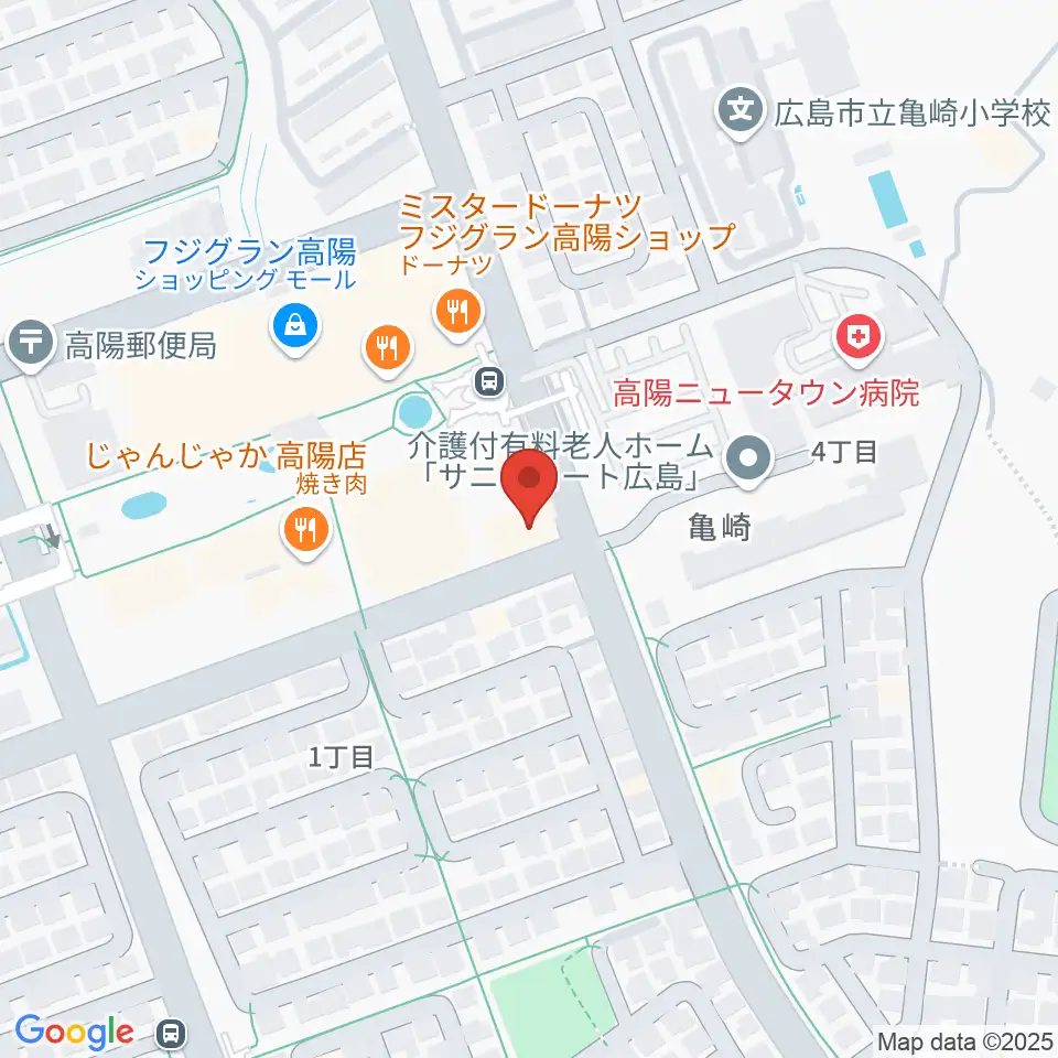 高陽センター ヤマハミュージック周辺のホテル一覧地図