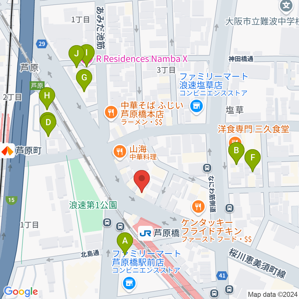 太鼓正周辺のホテル一覧地図