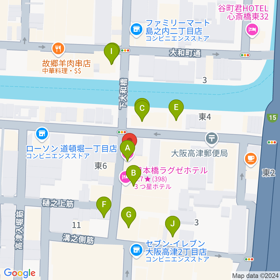 JAM`s Factory周辺のホテル一覧地図