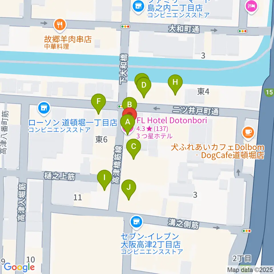 JAM`s Factory周辺のホテル一覧地図
