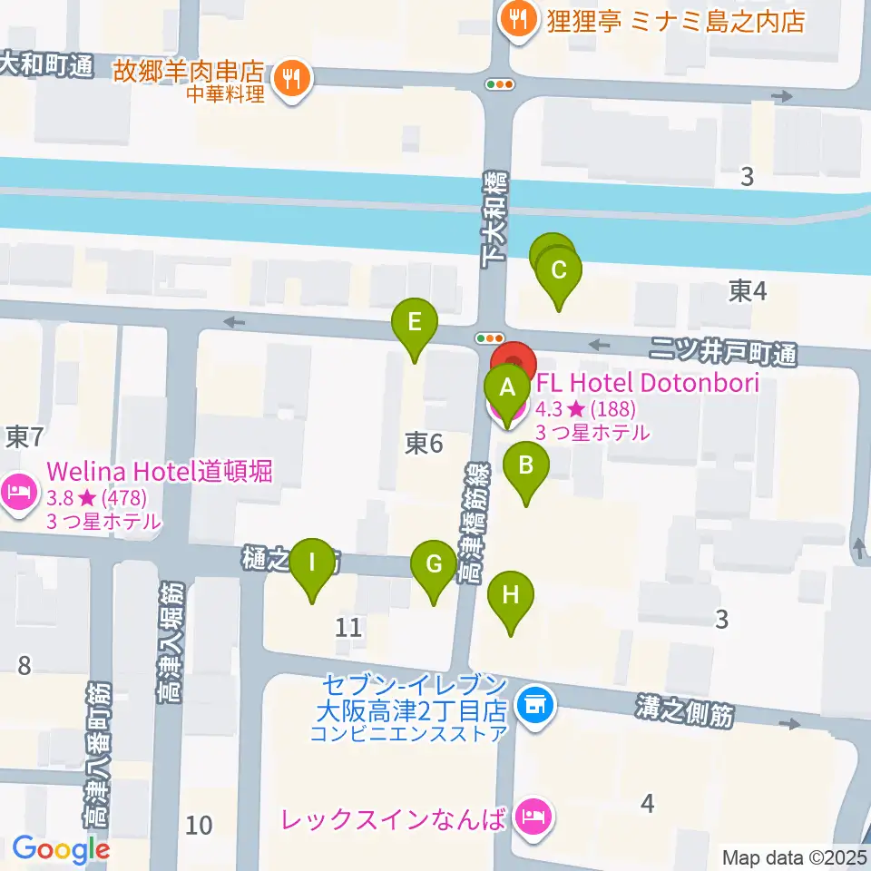 JAM`s Factory周辺のホテル一覧地図