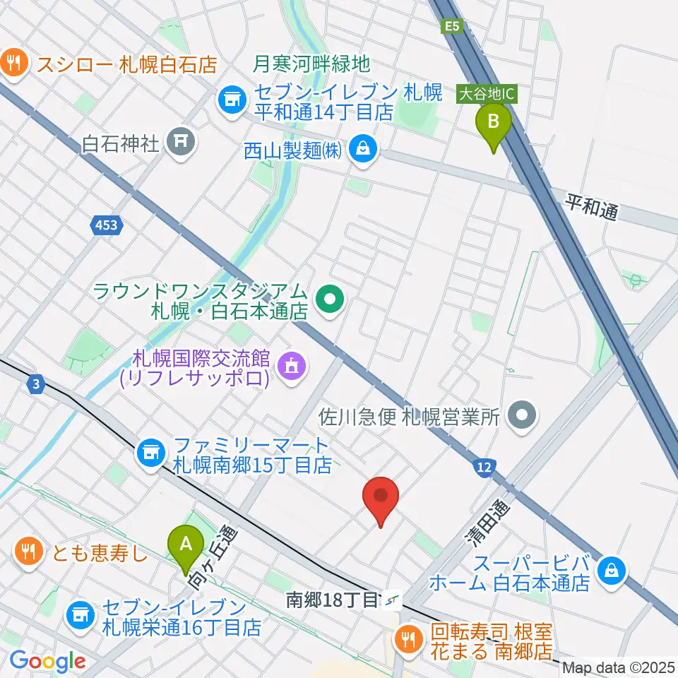 未来&みきサークル周辺のホテル一覧地図