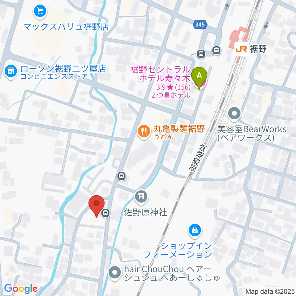 タンザワ楽器 裾野ミュージックセンター周辺のホテル一覧地図