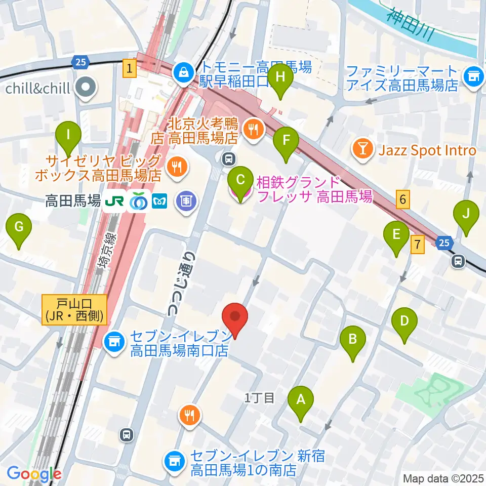 東京ステップスアーツ周辺のホテル一覧地図