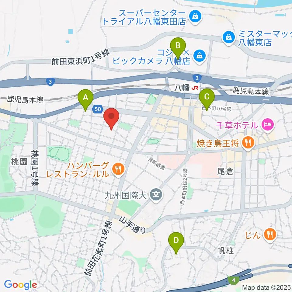 フルート&ピアノ教室 癒音工房周辺のホテル一覧地図