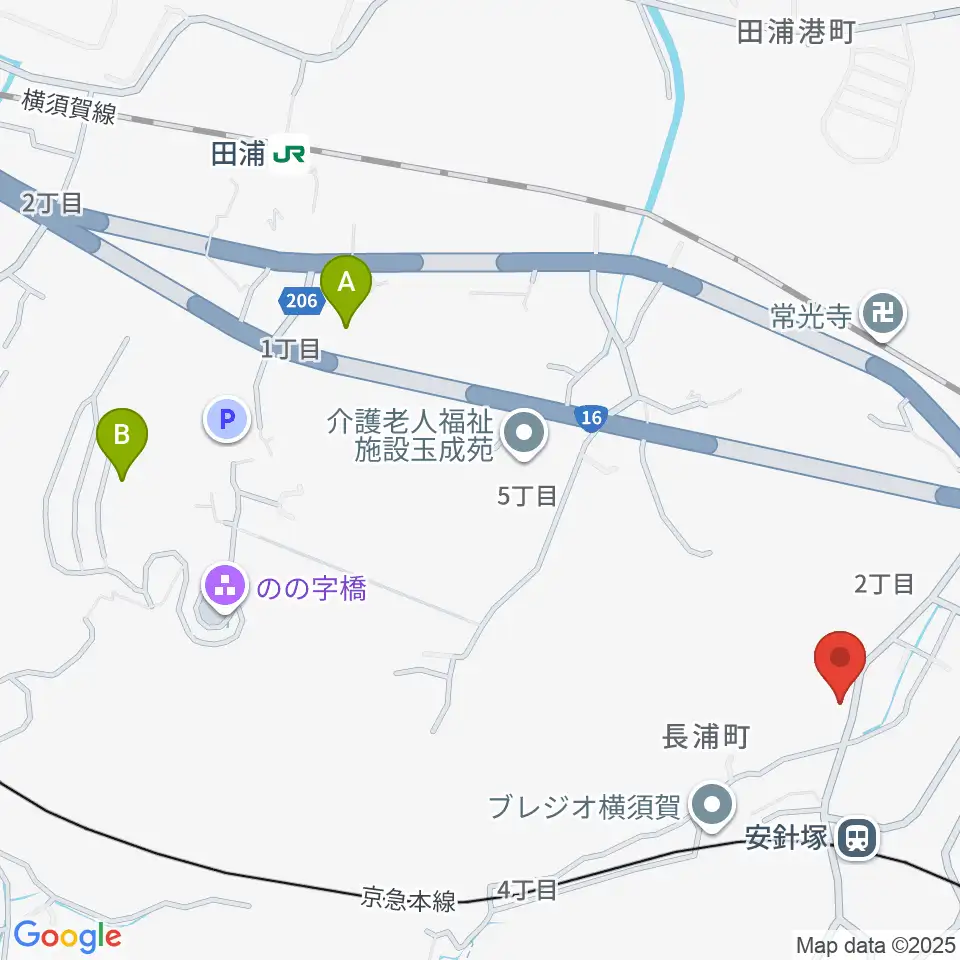 アラベスク音楽教室周辺のホテル一覧地図