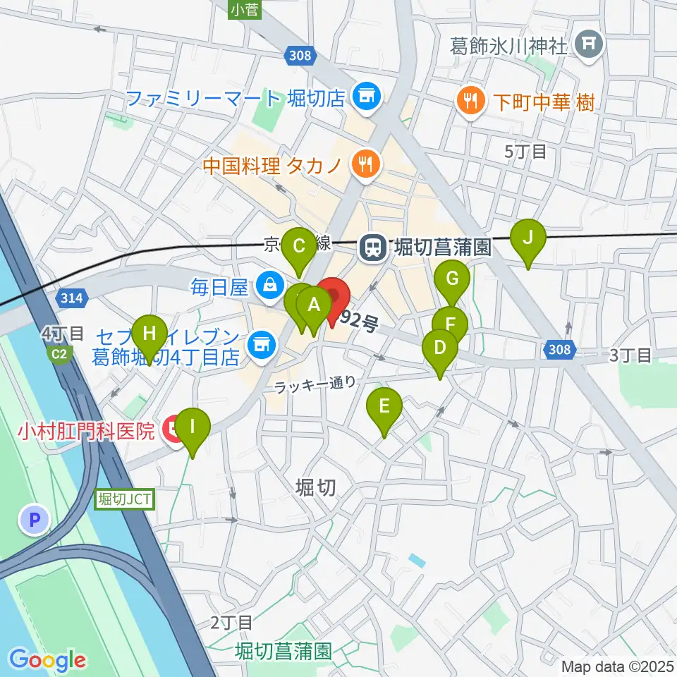 ミュージックスクール・ピュアボイス周辺のホテル一覧地図