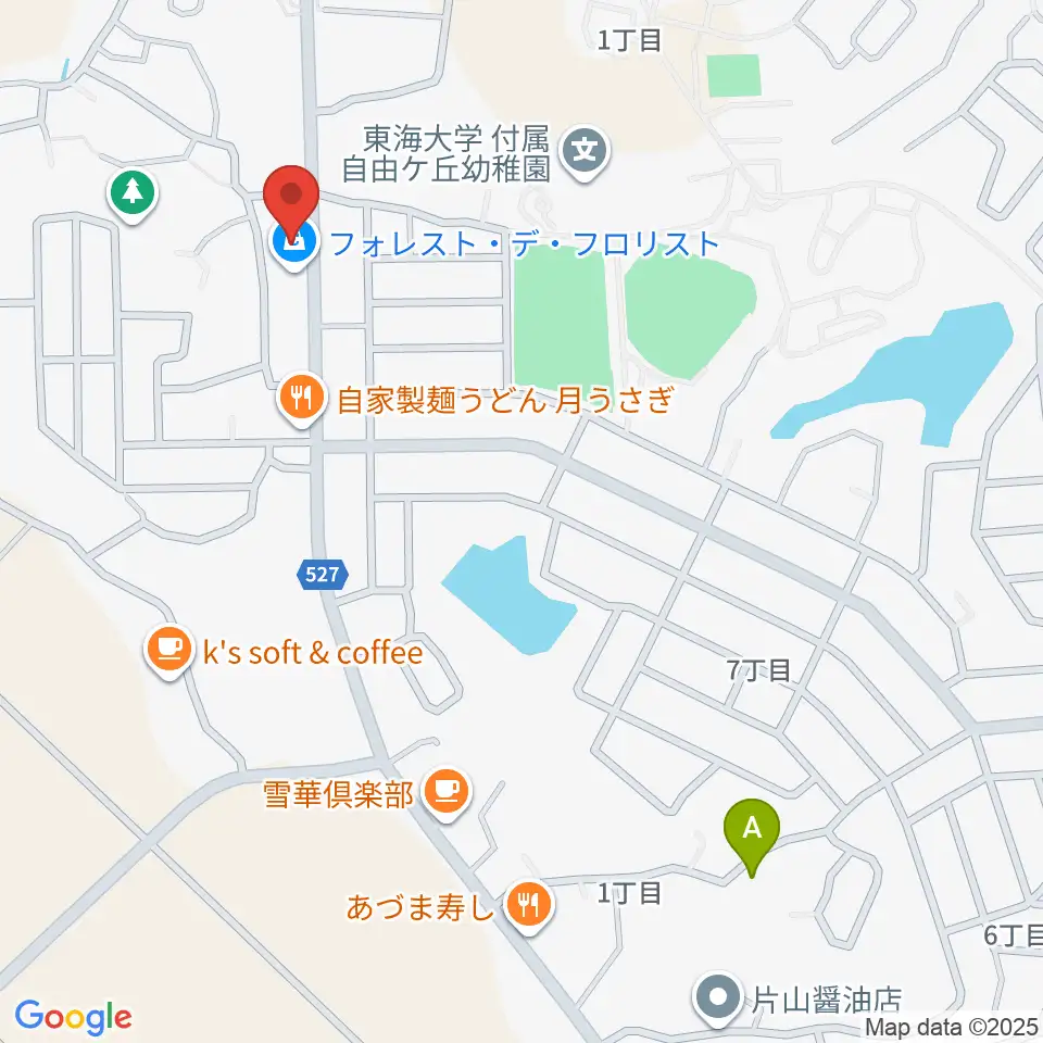 自由ヶ丘フォレストホール周辺のホテル一覧地図