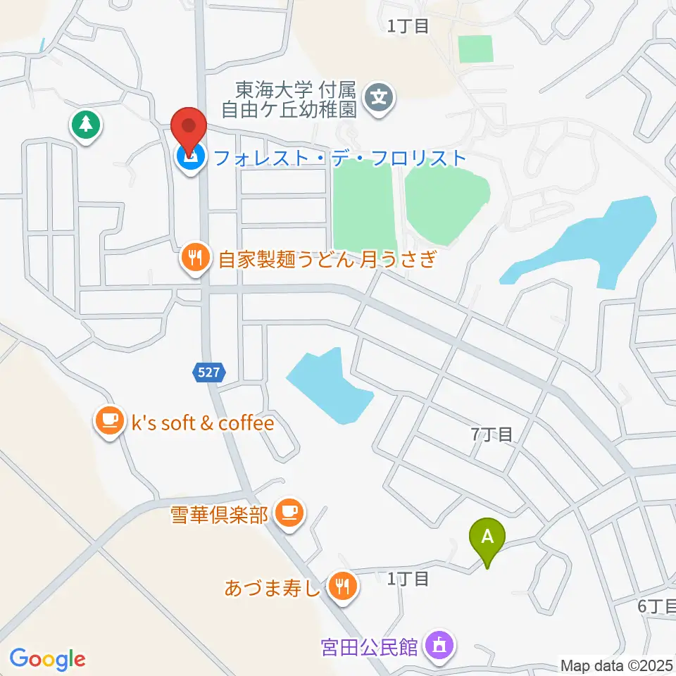 自由ヶ丘フォレストホール周辺のホテル一覧地図