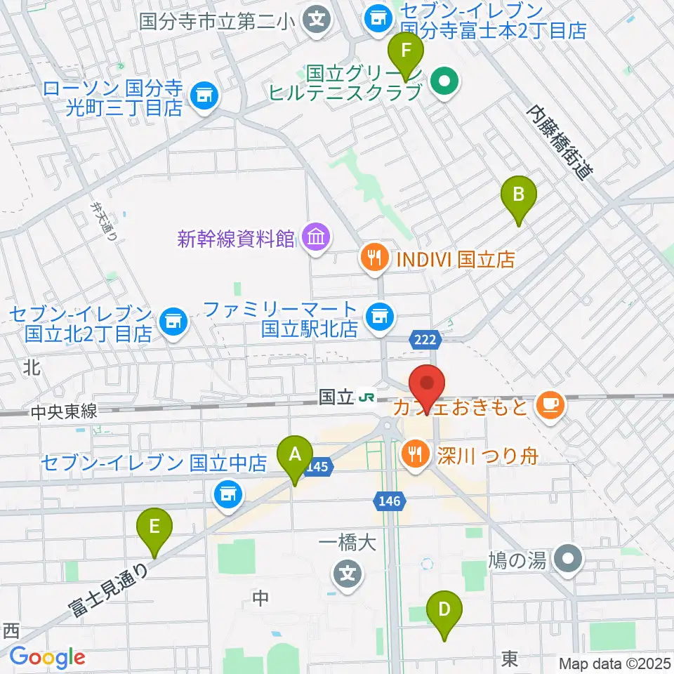K.STUDIO スタインウェイスタジオ周辺のホテル一覧地図