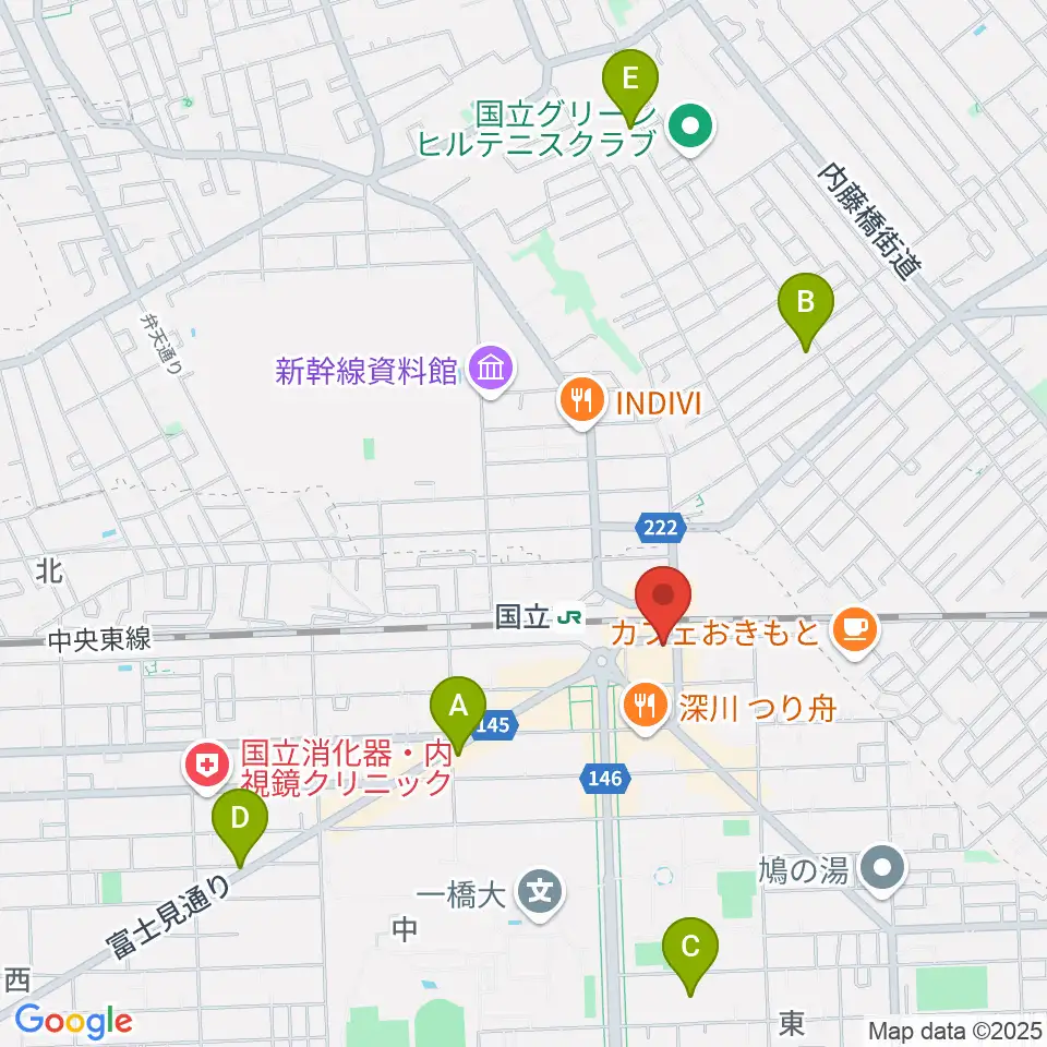 K.STUDIO スタインウェイスタジオ周辺のホテル一覧地図