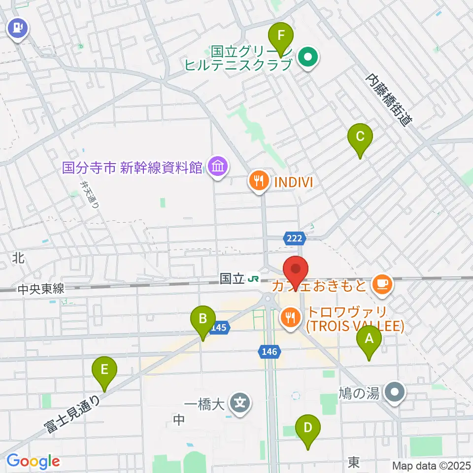 K.STUDIO スタインウェイスタジオ周辺のホテル一覧地図
