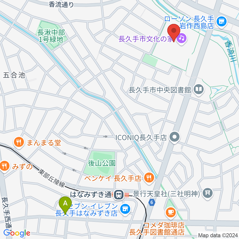 長久手市文化の家周辺のホテル一覧地図