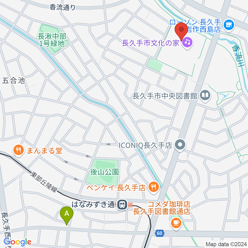 長久手市文化の家 音楽室・音楽スタジオ周辺のホテル一覧地図