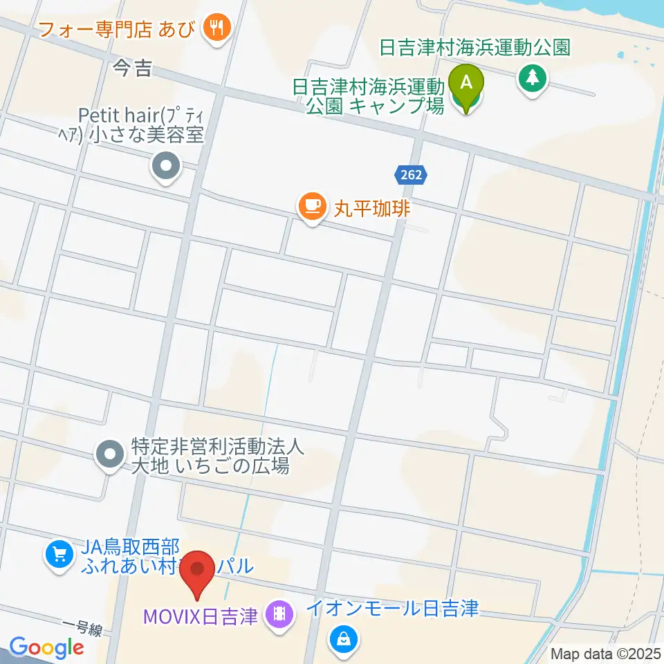 島村楽器 イオンモール日吉津店 周辺のホテル一覧地図