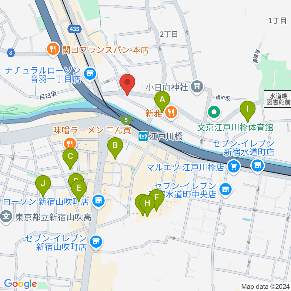 スタジオピアーチェ周辺のホテル一覧地図