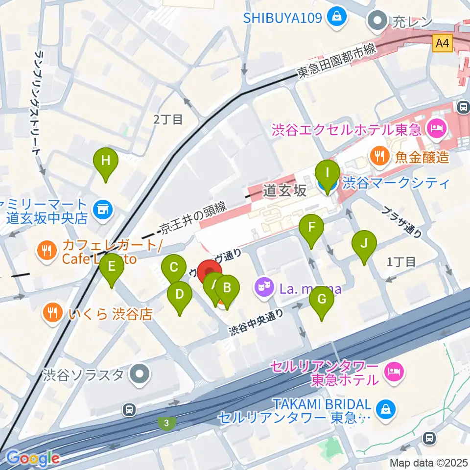 ノナカ・ミュージックハウス周辺のホテル一覧地図