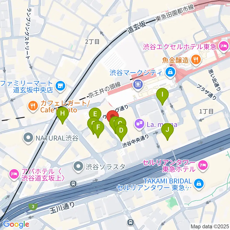 ノナカ・ミュージックハウス周辺のホテル一覧地図