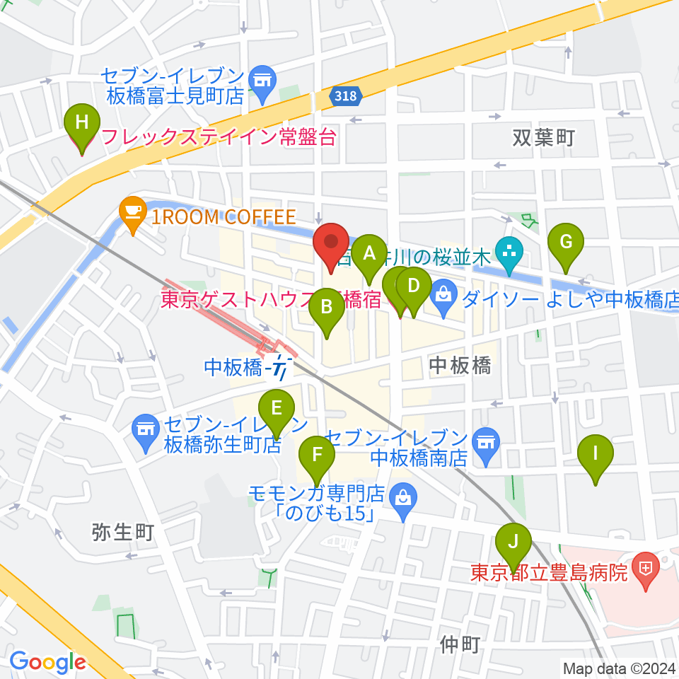 新生館スタジオ周辺のホテル一覧地図