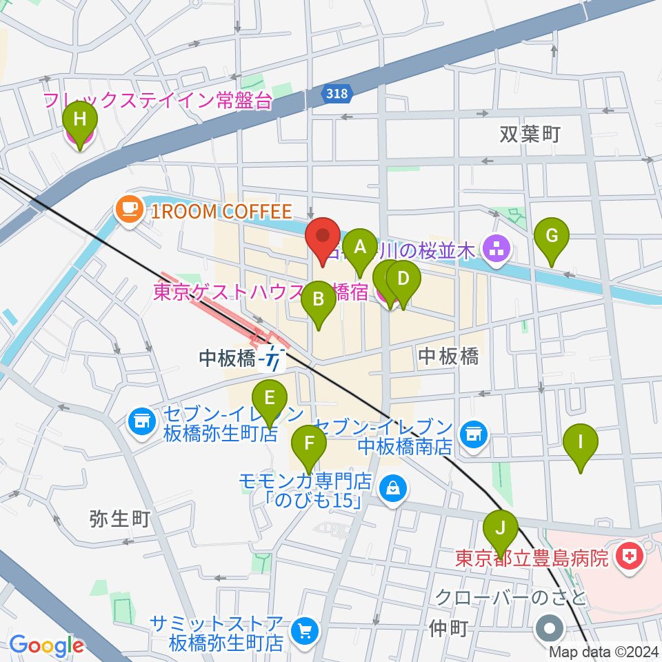 新生館スタジオ周辺のホテル一覧地図