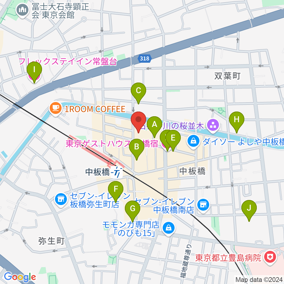 新生館スタジオ周辺のホテル一覧地図